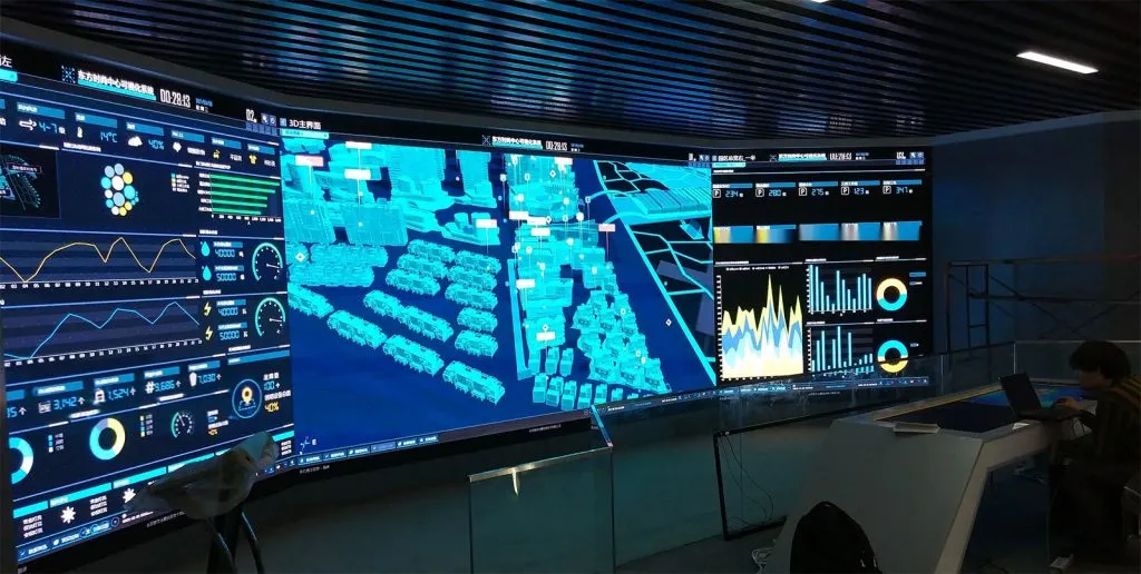 display a LED a passo fine
