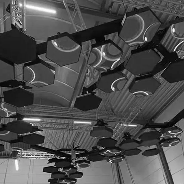 Schermo LED esagonale