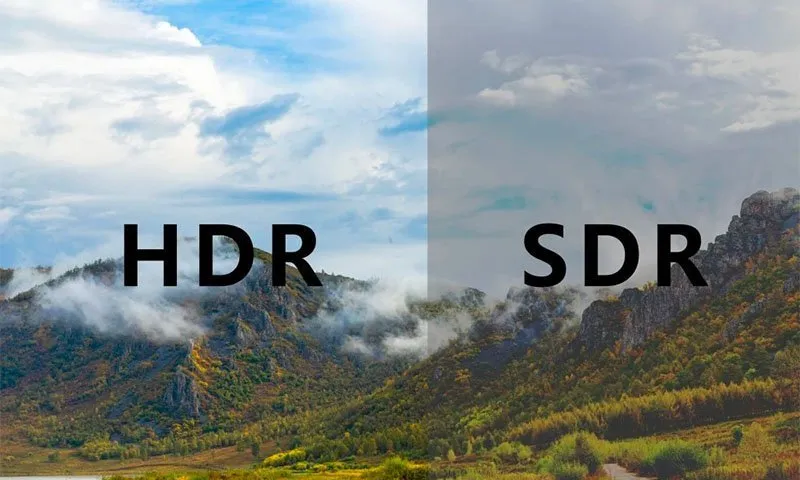 HDR SDR ekranı
