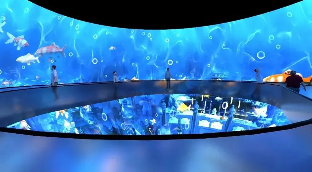 Display LED immersivo