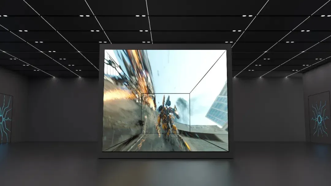 Display LED immersivo