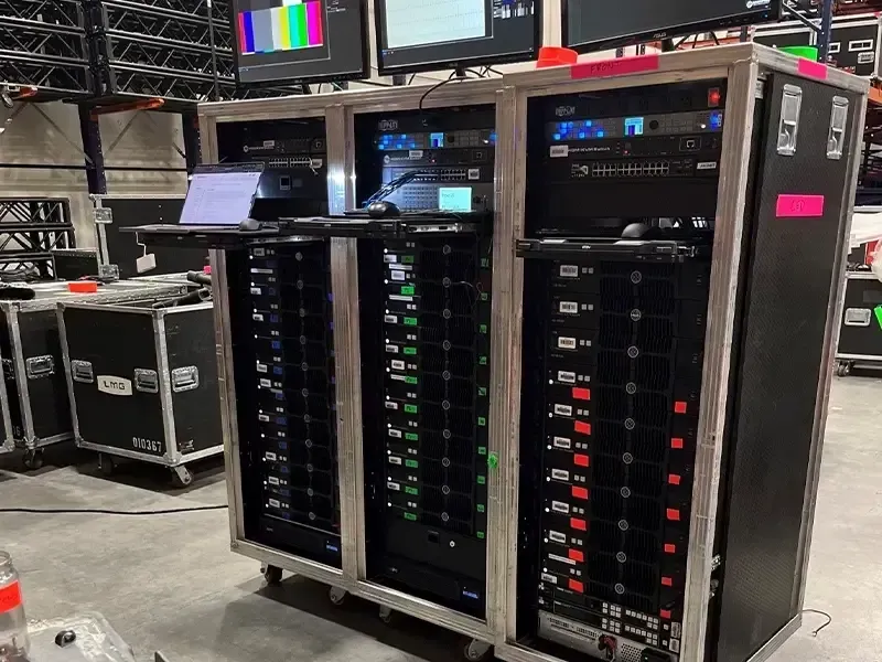 Novastar A8s and Brompton Tessera pre-configured for rental LED shipment