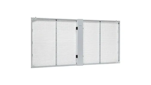 Armários modulares para grandes fachadas.