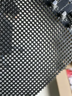 LED mesh and driver detail