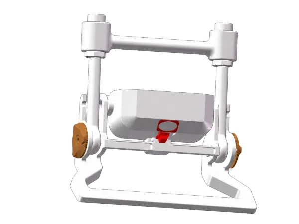 Kaapin lukon ja kahvan kokoonpanon 3D CAD-malli